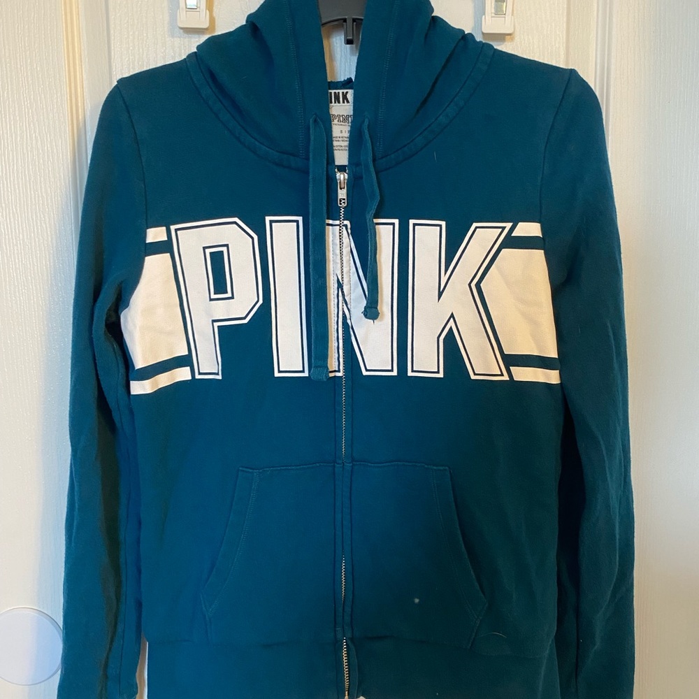 Pink Zip-Up Hoodie